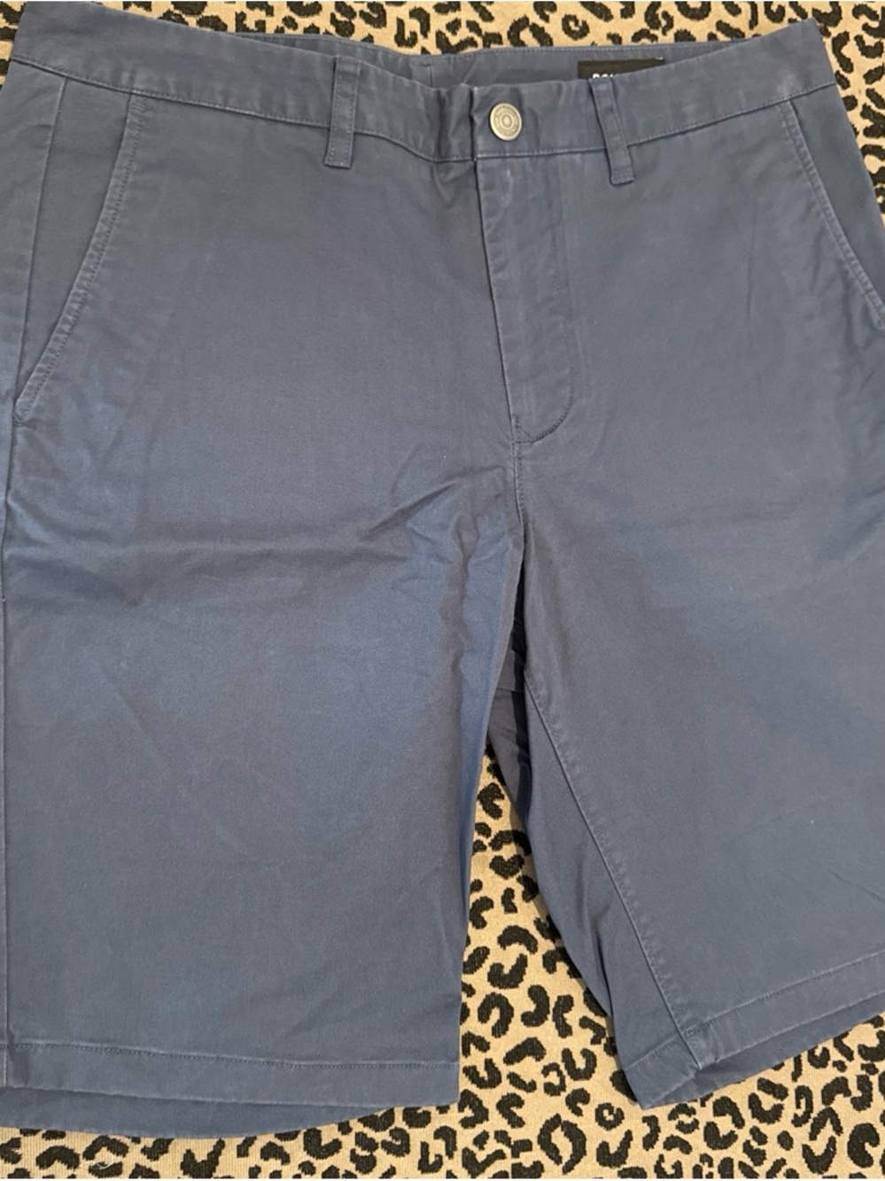 Bonobos Navy Flat-Front Chino Shorts